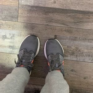 Gray and Pink nike sneakers